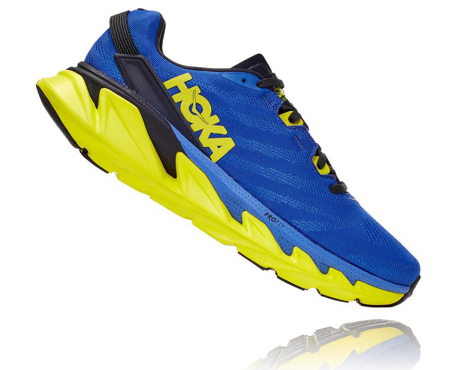 Tenis Hoka One One Masculino Azuis/Verdes - Elevon 2 - 501-VJEXUB